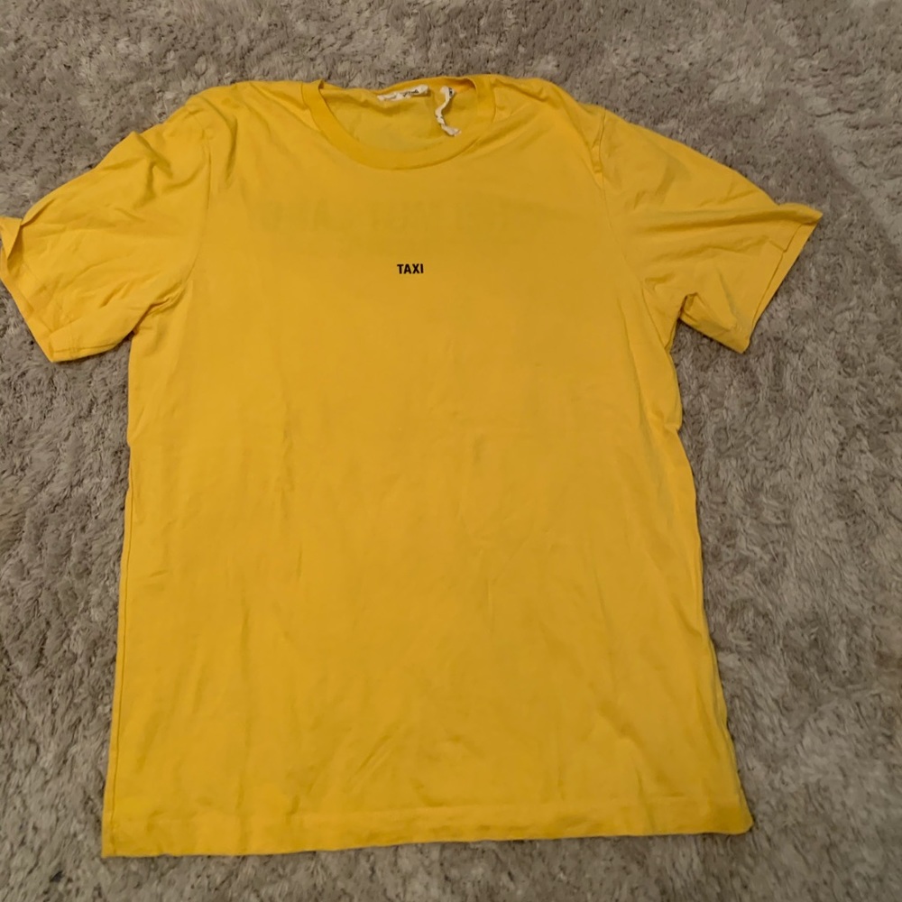 Helmut Lang yellow taxi shirt size medium